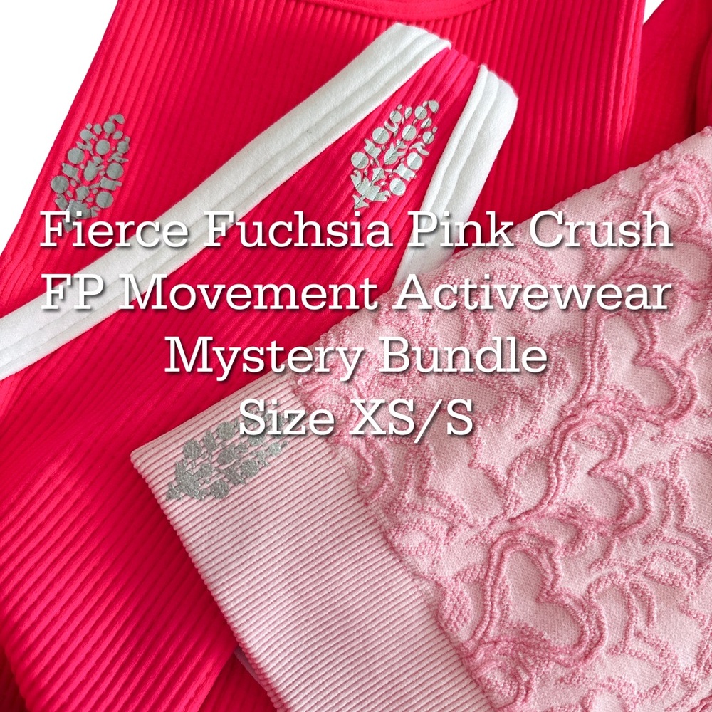 Fierce Fuchsia Pink Crush FP Movement Activewear Mystery Bundle – Size XS/S